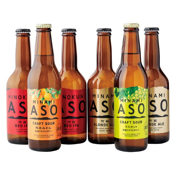 <7月以降お届け>みなみ阿蘇ビール 4種詰合せビール・サワー6本セット<産直・送料込み>