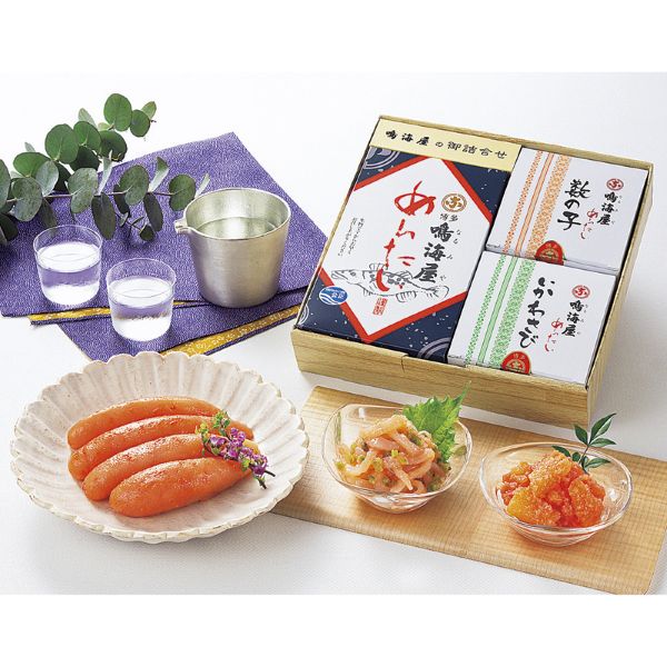 <7月以降お届け>鳴海屋 明太詰合せ<産直・送料込み>