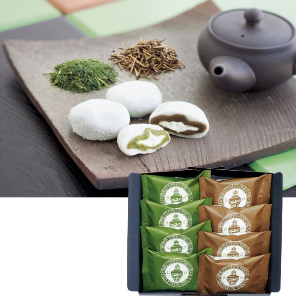 <7月以降お届け>宇治園 お茶のクリーム大福セット<産直・送料込み>