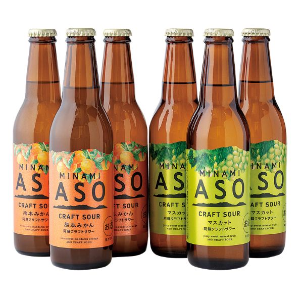 <7月以降お届け>【みなみ阿蘇ビール】2種詰め合わせサワー6本セット<産直・送料込み>