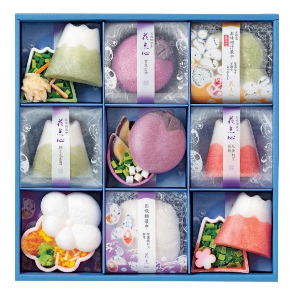 <7月以降お届け>京都・辻が花 京野菜のお吸物最中詰合せ<常温便>