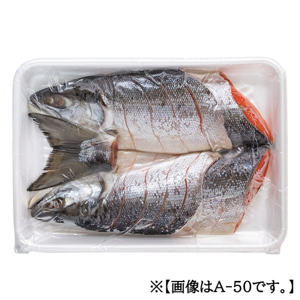 <7月以降お届け>鮭匠ふじい 塩紅鮭姿切(化粧箱入)<冷凍便>