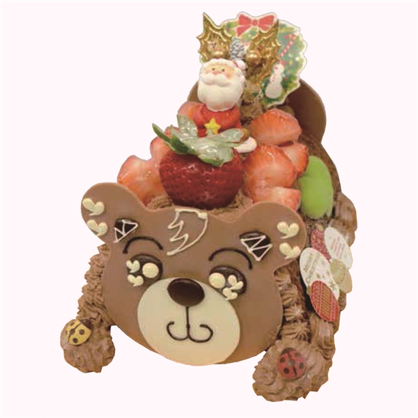 <店頭お渡し>【森のくまさんボンガトー】くまさんクリスマスケーキ<お渡し日:12月23日(水)〜25日(金)>