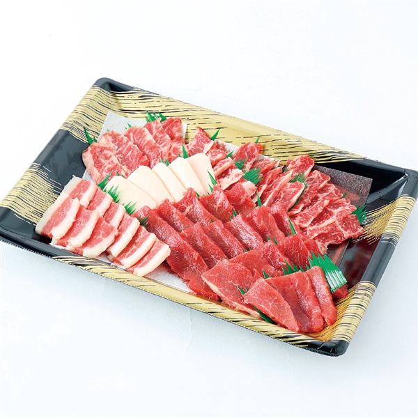 【3】【菅乃屋】馬刺し盛合せ(3〜4人前)