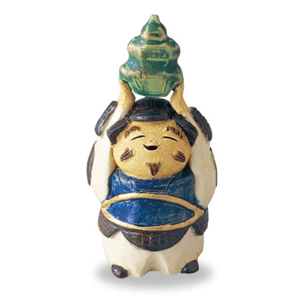 【たち吉】縁起かつぎ置物(毘沙門さま)