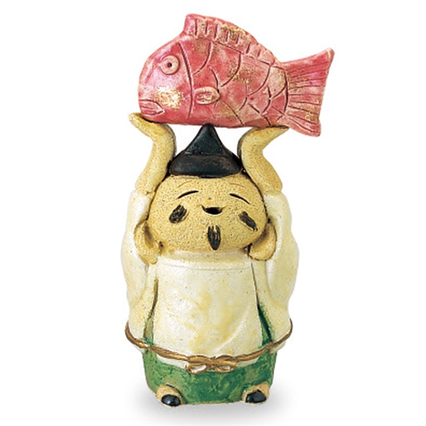 【たち吉】縁起かつぎ置物(恵比須さま)