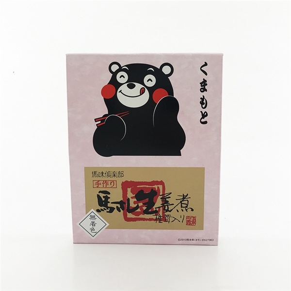 【伝承の館】馬味倶楽部 手作り馬さし生姜煮 椎茸入り・小(くまモンパッケージ)