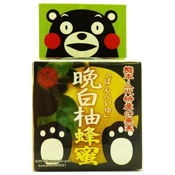 【西岡養蜂園】晩白柚蜂蜜(くまモンパッケージ)