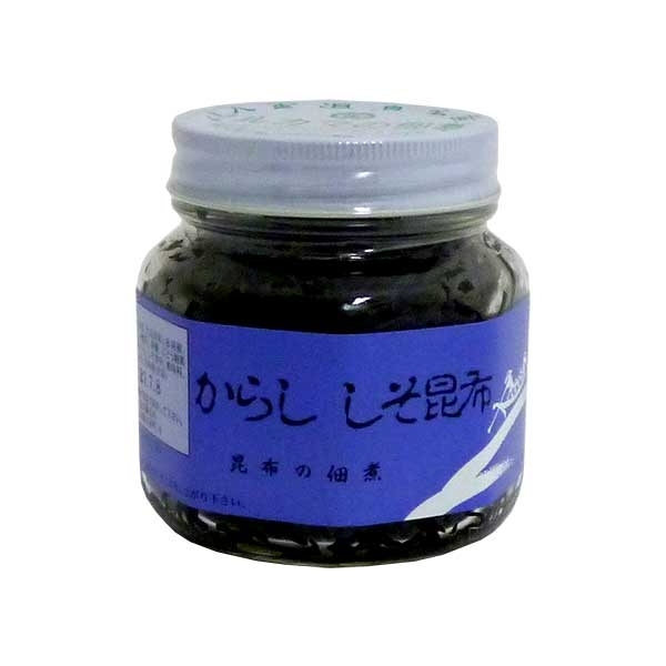 人吉温泉名産 からし しそ昆布 昆布の佃煮(170g瓶入)