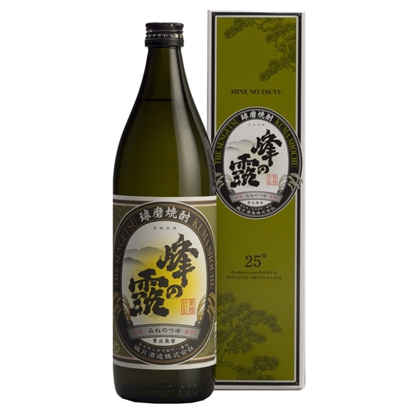 【繊月酒造】 黒麹 峰の露 (クロコウジ ミネノツユ) 900ml