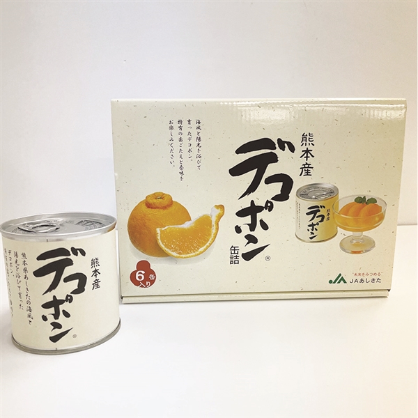 【あしきた農業協同組合】熊本産デコポン缶詰
