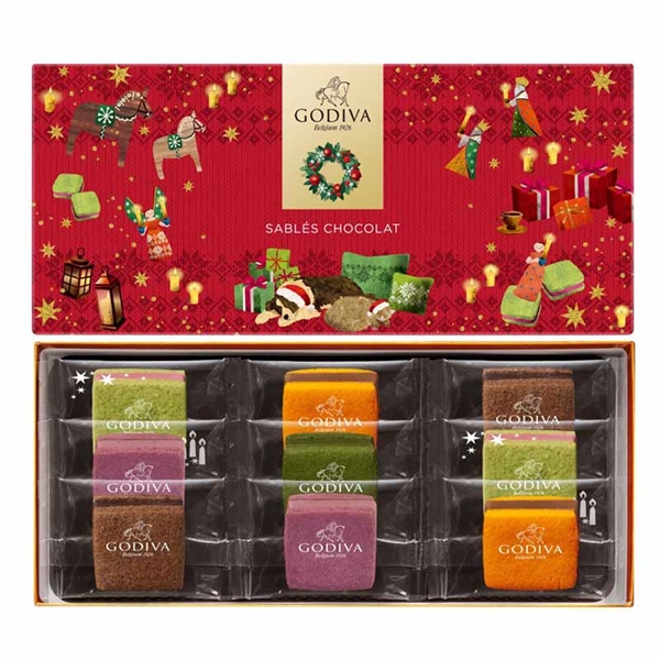 【ゴディバ】 ゴディバ ホリデー サブレショコラ 9個入<冷蔵便>