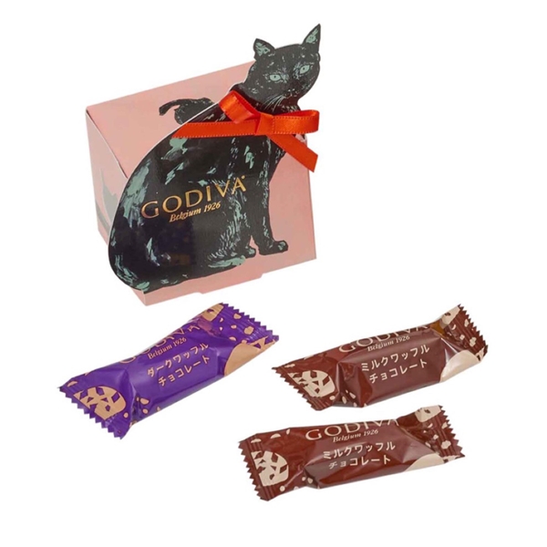 【ゴディバ】ゴディバ ブラックキャット コレクション G クリスピーショコラ アソートメント 3粒入<冷蔵便>
