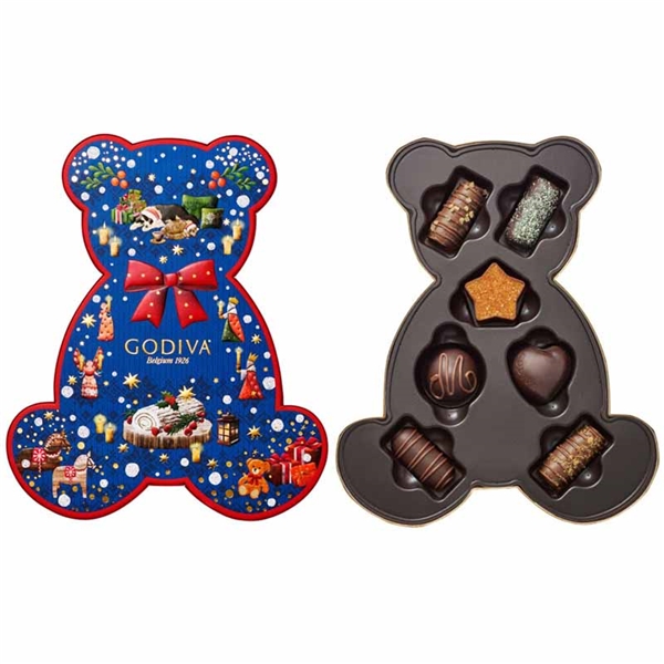 【ゴディバ】ゴディバ ブッシュ ド ノエル ベア セレクション 7粒入<冷蔵便>
