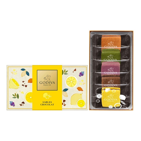 【ゴディバ】サブレショコラ 瀬戸内レモン アソートメント 5個入<冷蔵便>