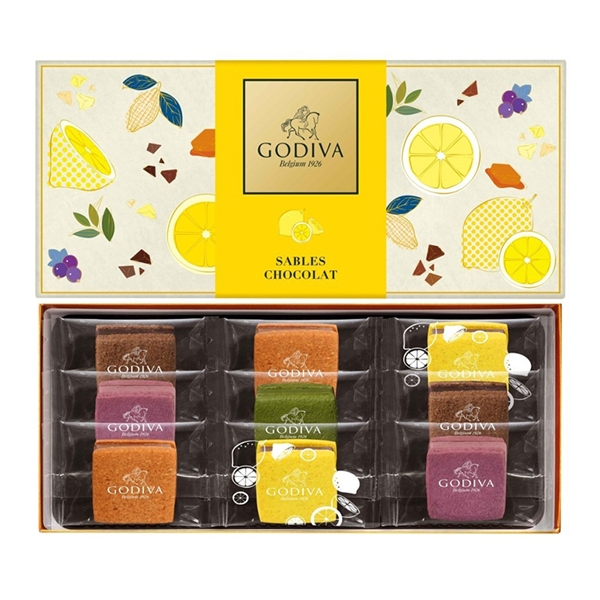 【ゴディバ】サブレショコラ 瀬戸内レモン アソートメント 9個入<冷蔵便>