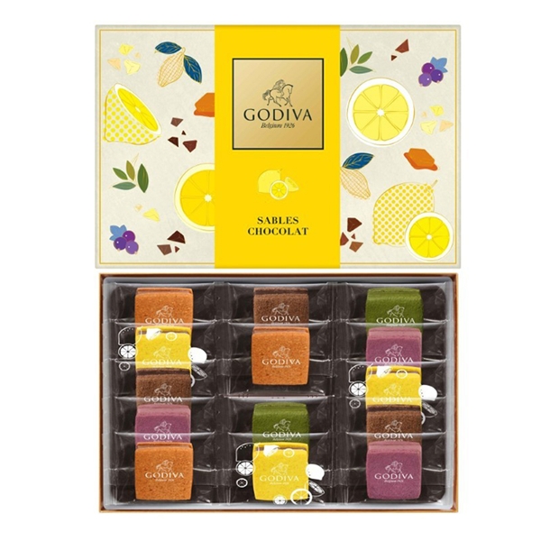 【ゴディバ】サブレショコラ 瀬戸内レモン アソートメント 14個入<冷蔵便>