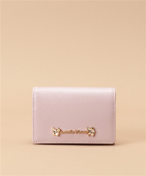 サマンサタバサ】ビジュー付き 名刺入れ(ピンク): ファッション｜鶴屋