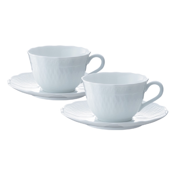 【ノリタケ】シェールブランティー・コーヒー碗皿ペア