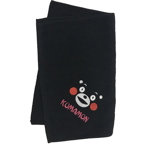 【くまモン】くまモン 刺しゅうフェイスタオル