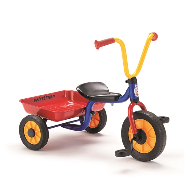 ☆【ボーネルンド】ペリカンデザイン三輪車 Vハンドル カラー(荷台つき)