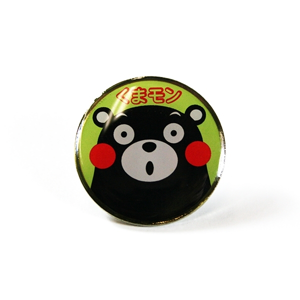 【くまモン】ピンバッジ ラウンド